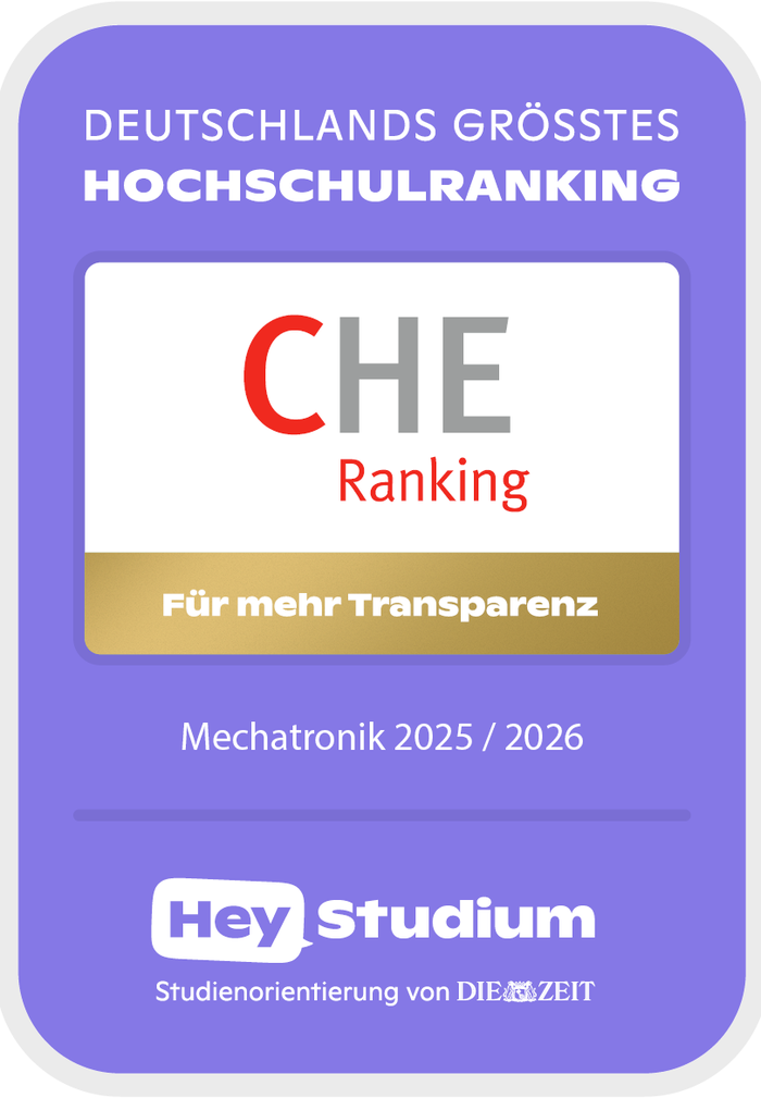 Logo CHE Ranking 2025 Mechatronik | © Zeit
