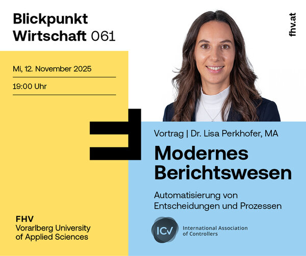 Eventsjuet Blickpunkt Wirtschaft 061 | Dr. Lisa Perkhofer, MA | © FHV