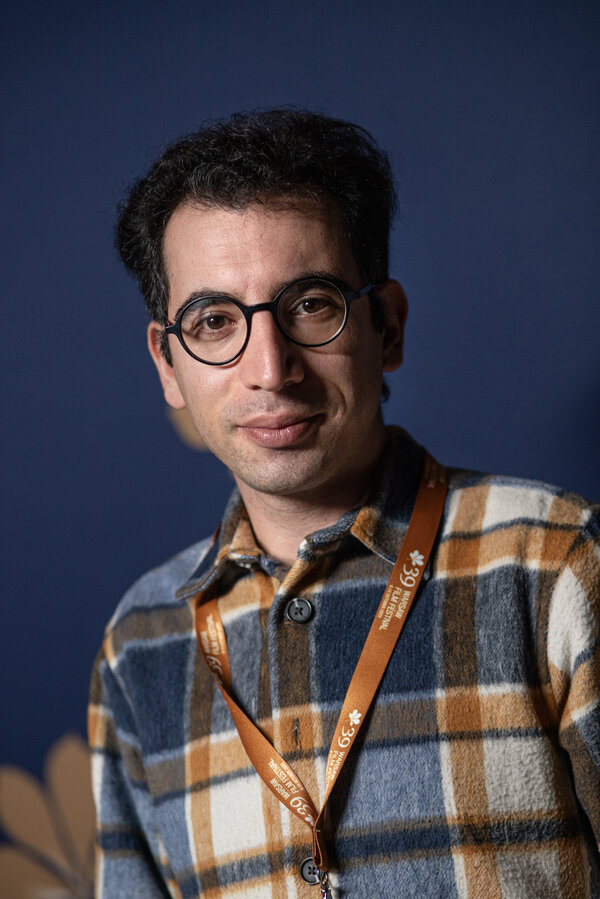 Vortragender Hamed Soleimanzadeh beim Event Openidea 091