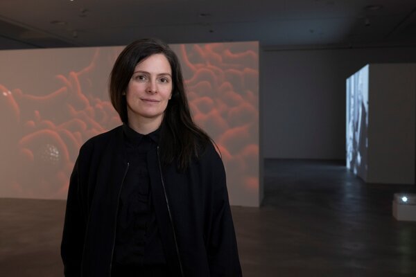 Portrait von Claudia Larcher für OpenIdea 101 an der FHV | © Nils Vollmar