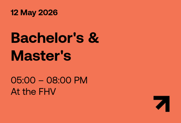 Info event card May 2026 | © FHV Info event card May 2026 | © FHV