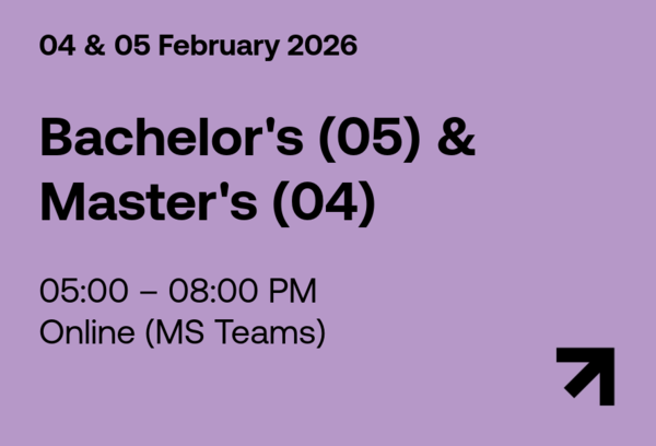 Info event card February 2026 | © FHV Info event card February 2026 | © FHV