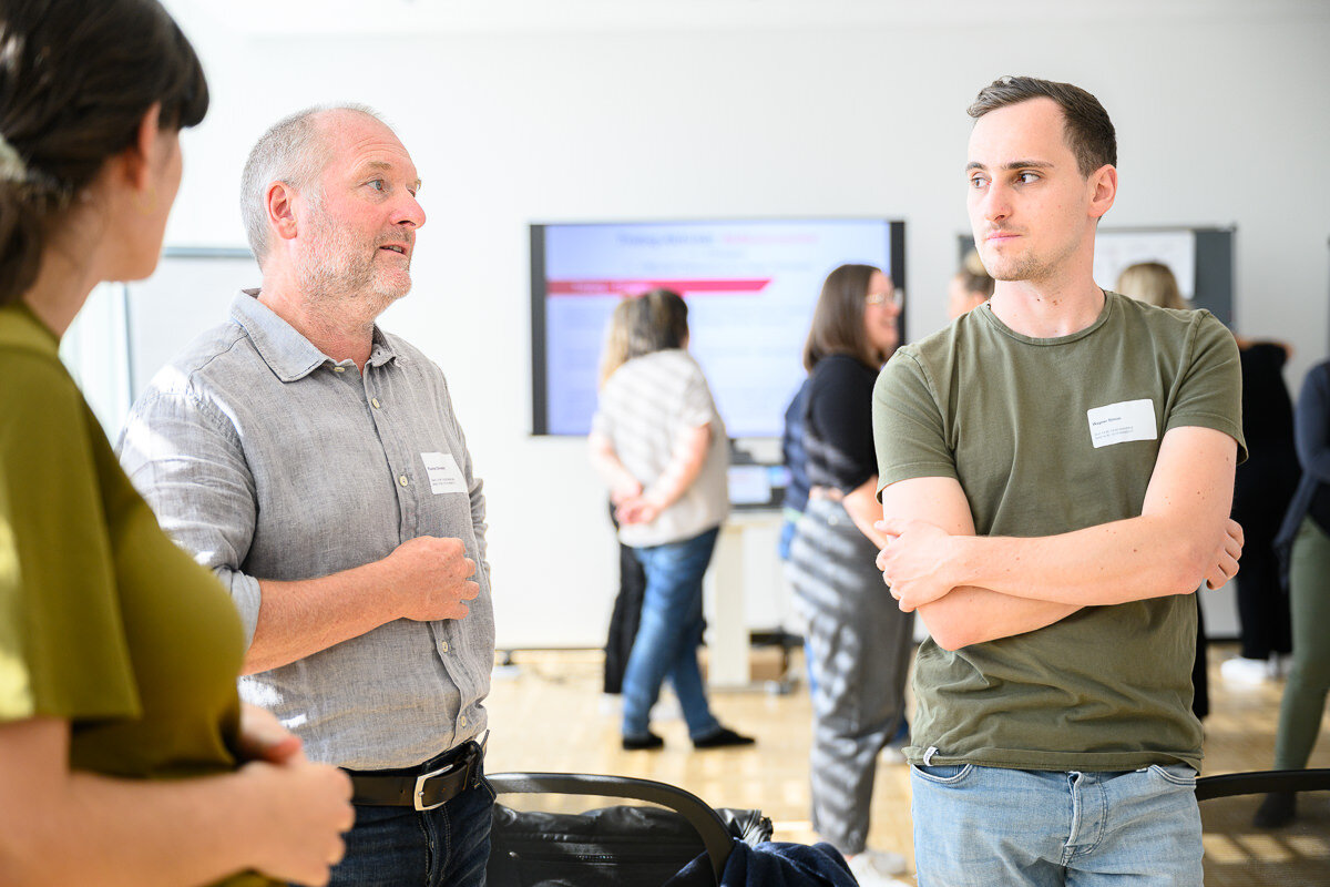 Workshop Teilnehmer im Austausch | © Matthias Rhomberg | FHV