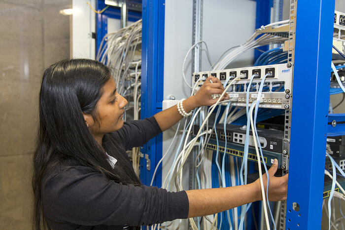 IT Lab Impression | © FHV Student works in the IT lab | © FHV