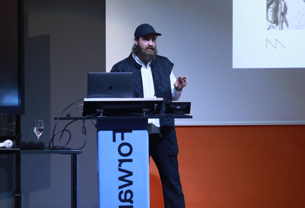 Post Growth Symposium 01 | © FHV A speaker gives a presentation at the Post Growth Symposium | © FHV