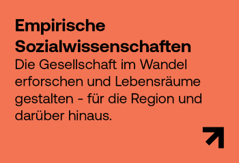 Empirische Sozialwissenschaften - Die Gesellschaft im Wandel erforschen und Lebensräume gestalten - für die Region und darüber hinaus | © FHV