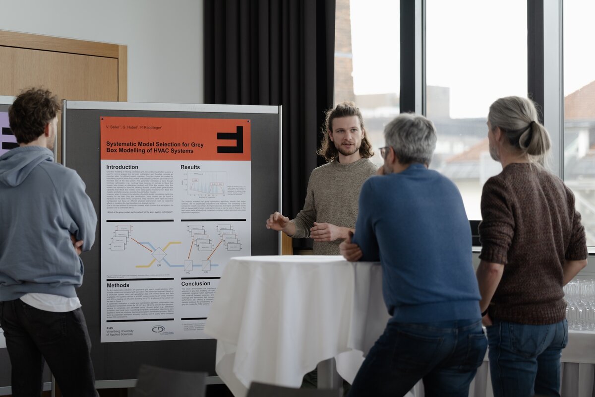 Präsentation auf der Abschlussveranstaltung des JRZ für Intelligente Thermische Energiesysteme | © FHV