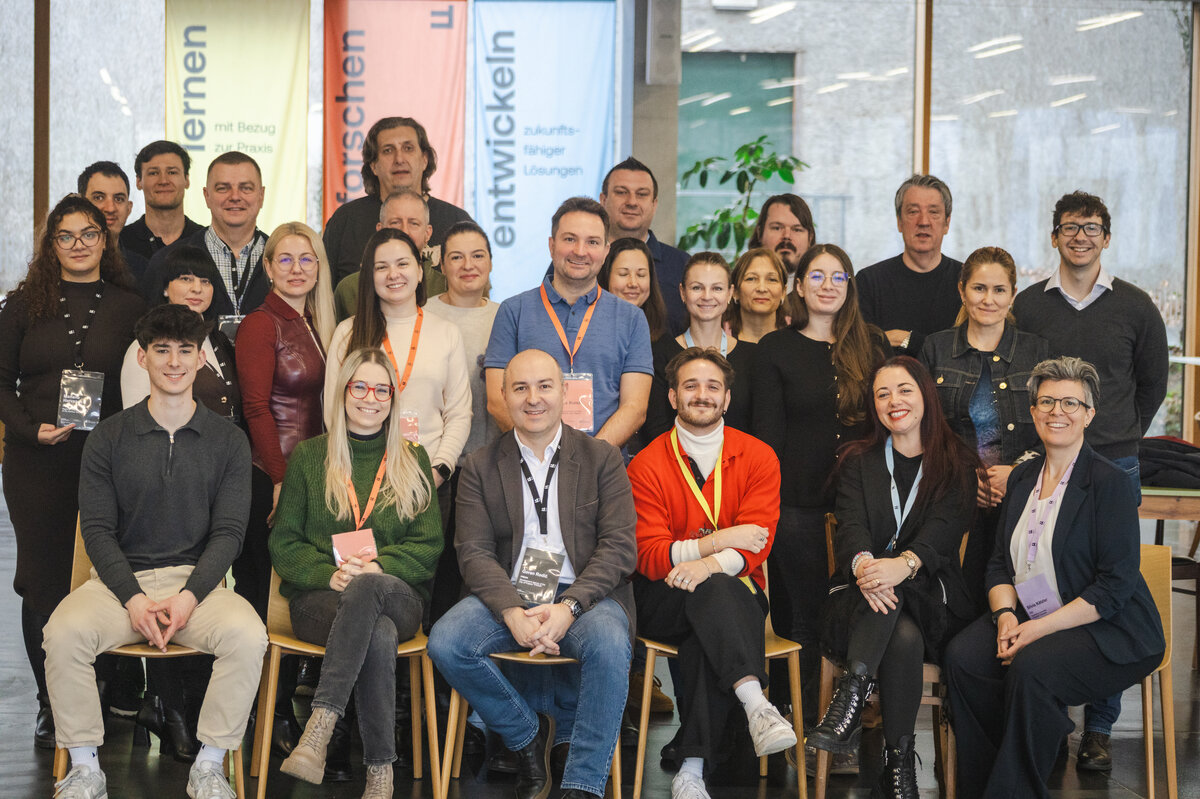 Gruppenbild der Teilnehmer am Study Visit | © FHV