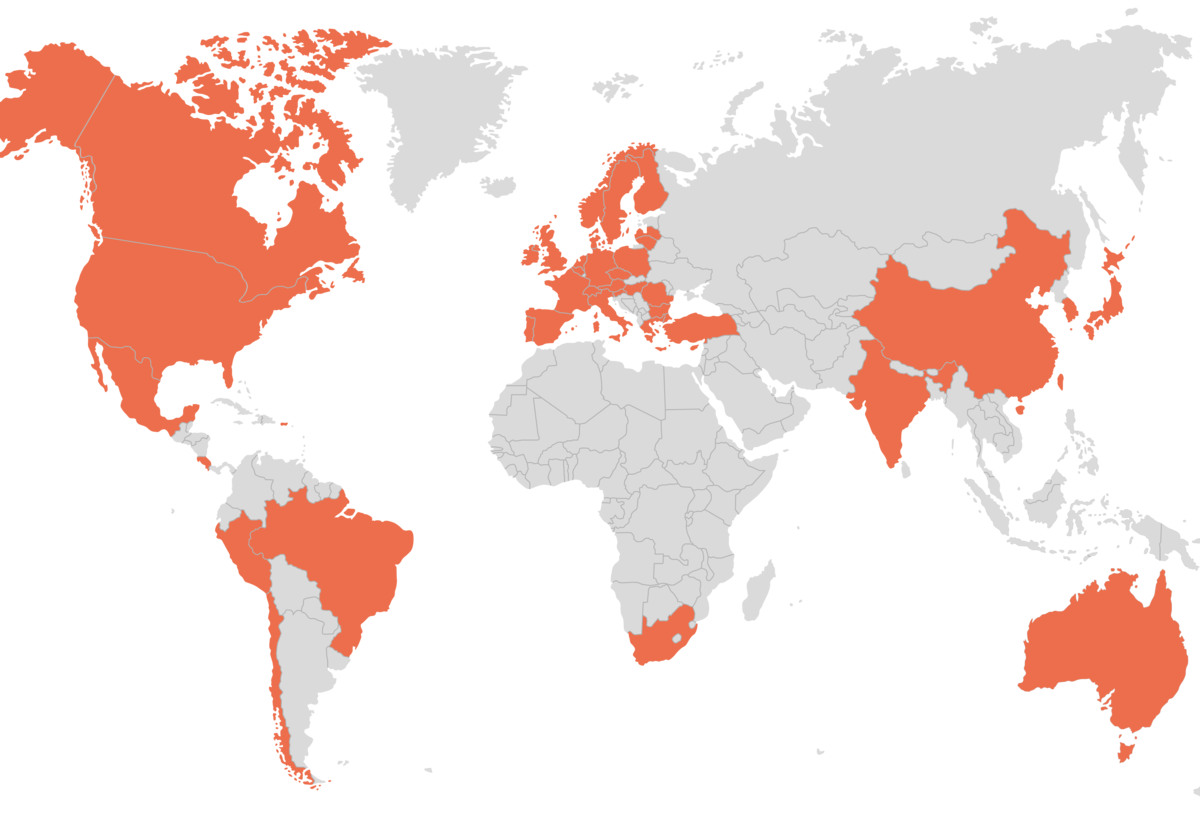 International partner network of FHV - world map | © FHV International partner network of FHV - world map | © FHV