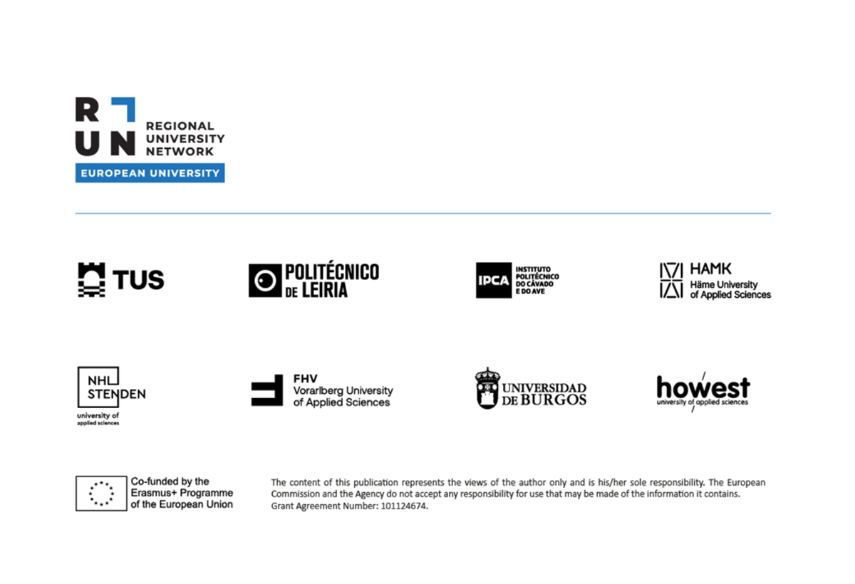 RUN EU Logos | © FHV, RUN European University diverse Logos von den RUN EU Partnern | © FHV, RUN European University