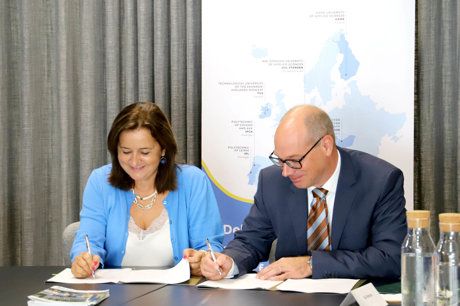 Signing of Double Degree Agreement FHV & IPCA | © RUN-EU