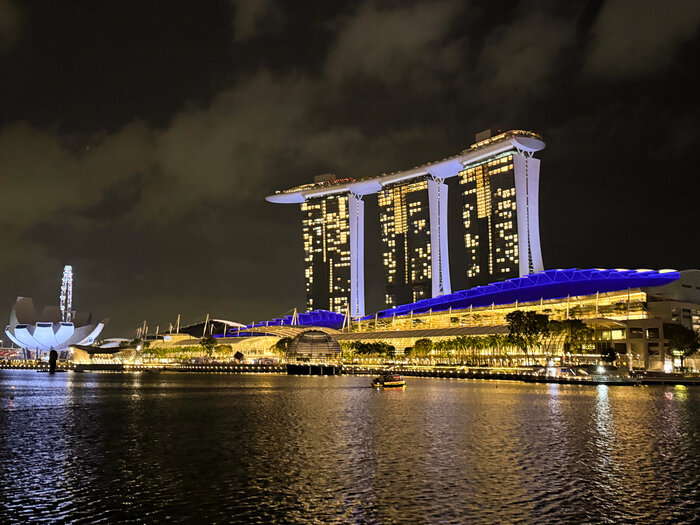 Sicht auf das Marina Bay Hotel in Singapur | © Metzler Thomas