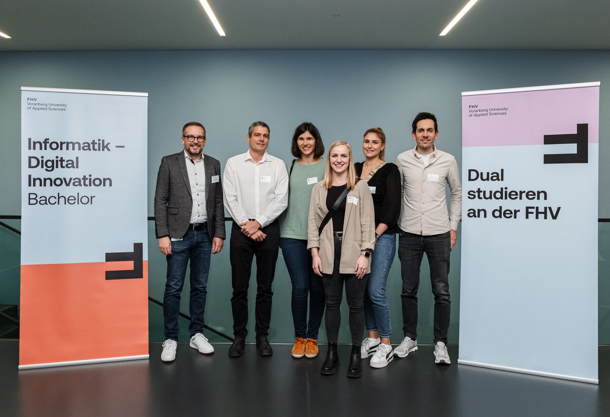 Andreas Pichler und Partnerunternehmen des Studiengangs Informatik - Digital Innovation | © dario fink
