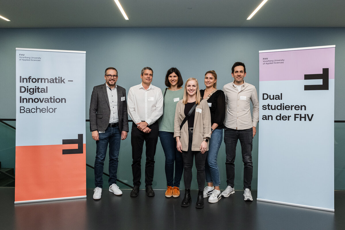Andreas Pichler und Partnerunternehmen des Studiengangs Informatik - Digital Innovation | © dario fink
