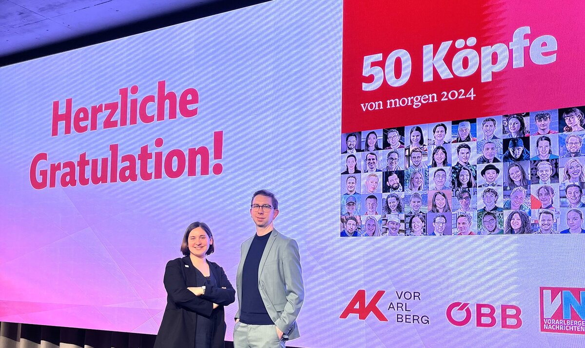 Marijana Milošević und Florian Buehler von VN-Jury für ihr Engagement ausgezeichnet | © fhv