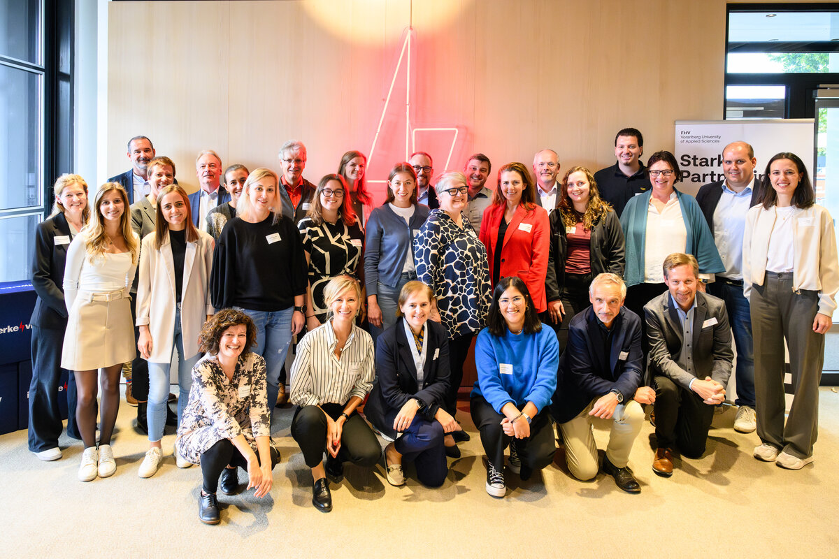 Beim Netzwerktreffen der Starken Partner:innen der FHV stand das Thema Zukunftskompetenzen im Vordergrund. | © FHV/Rhomberg