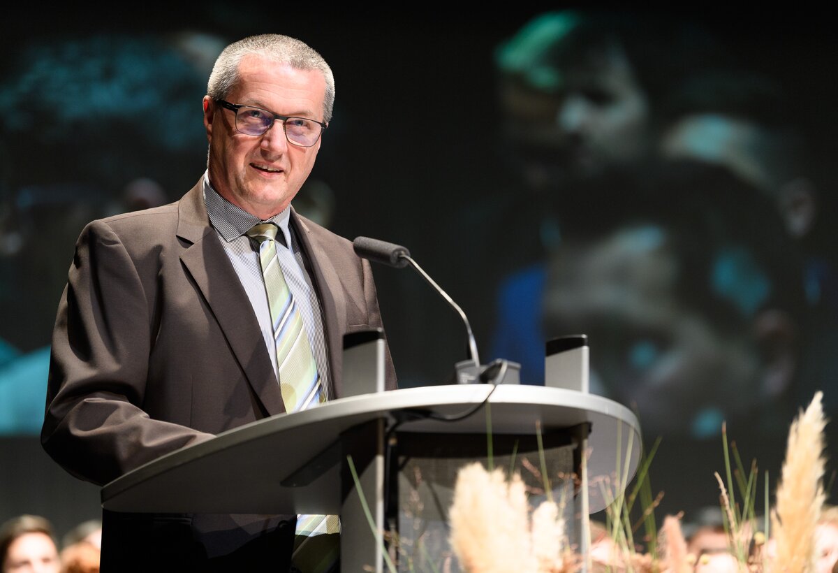  Johannes Steinschaden at the annual highlight - the graduation ceremony.