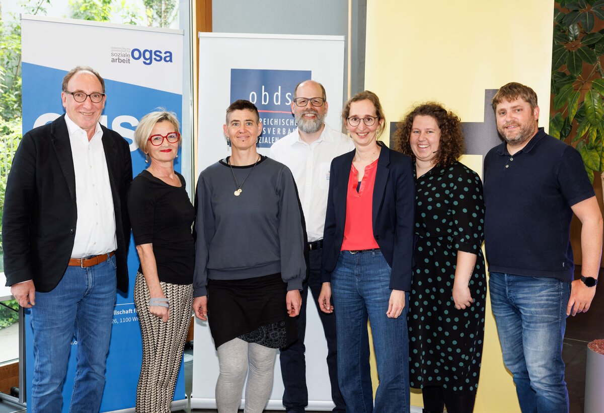 (from left) Johannes Rauch, Johanna Hefel, Julia Pollak, Christoph Krenn, Carmen Hofer-Temmel, Julia Märk and Michael Hämmerle.