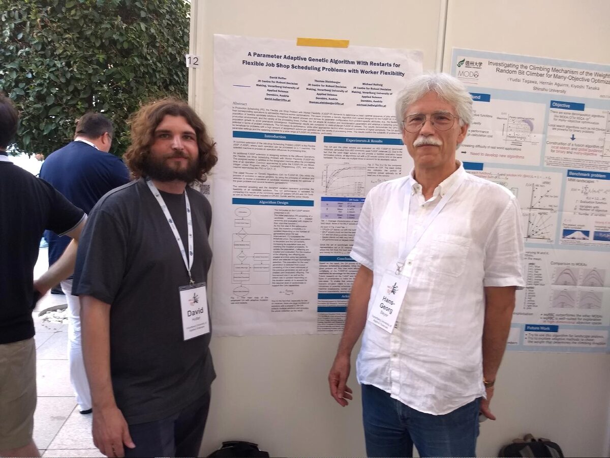 Hans-Georg Beyer und David Hutter - Erfolgreiche Teilnahme an der GECCO  | © FHV