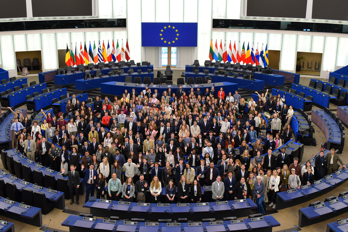 Gruppenbild im Europäischen Parlament | © Privat