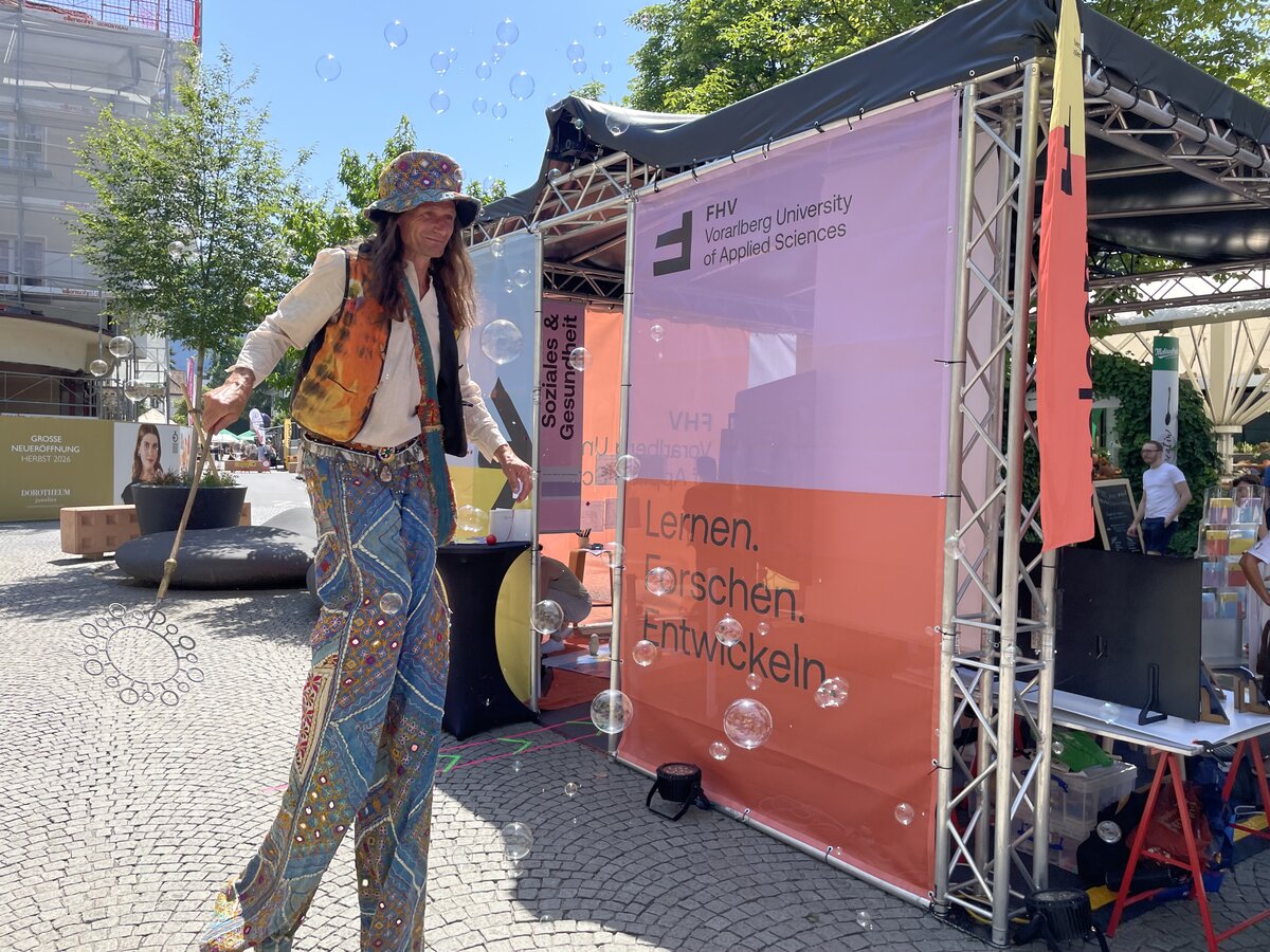 FHV Stand beim Jubiläum 125 Jahre Dornbirn. | © FHV