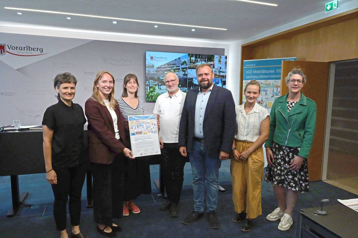 Preisvergabe des VCÖ-Mobilitätspreis | © Land Vorarlberg/J. Wiedemann