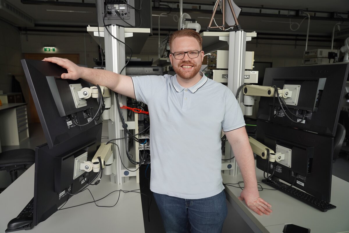 Während des Studiums Elektrotechnik Dual an der FHV hat Michael Geuze viele projektbezogene Arbeiten umgesetzt. | © FHV