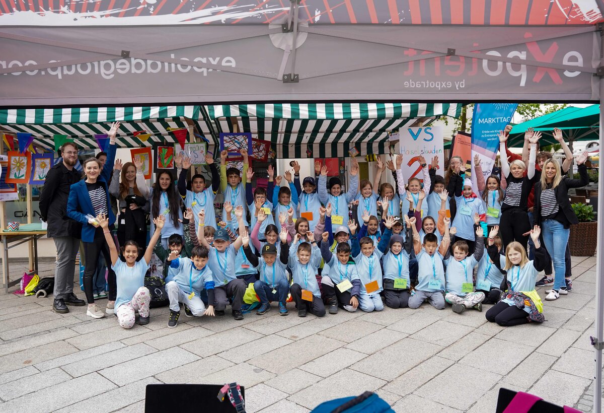 Die Stimmung am Marktplatz war hervorragend.