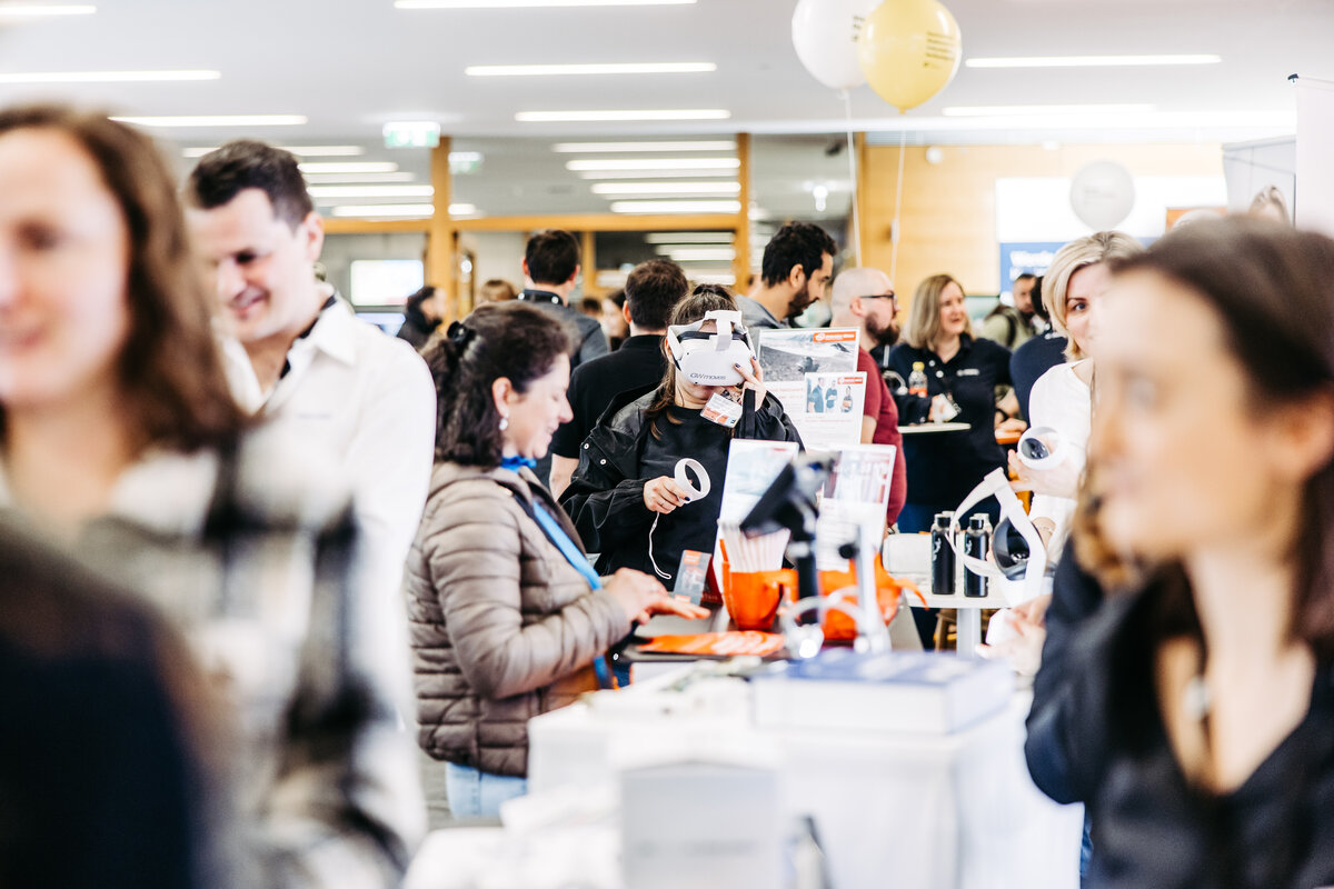 Volles Haus bei der FHV Jobmesse 2024 | © FHV, Frederick Sams 