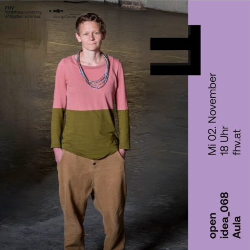 Portrait Katharina Mischer | © Katharina Mischer/ FHV/ Fachberich Gestaltung 