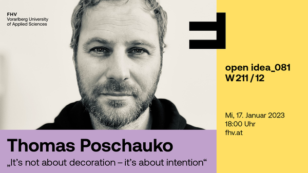 OpenIdea_081 mit Thomas Poschauko | © FHV