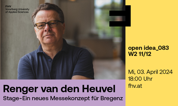 OpenIdea_083 mit Renger van den Heuvel | © FHV